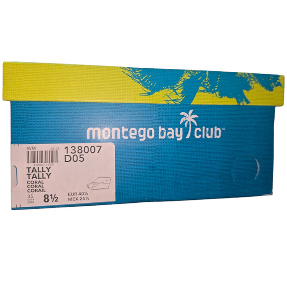 Women's Montego Bay Club TALLY Coral Wedges Size 8.5 - Picture 9 of 9